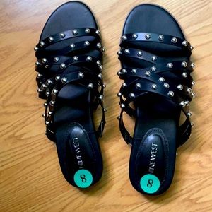 Nine West slide on sandals